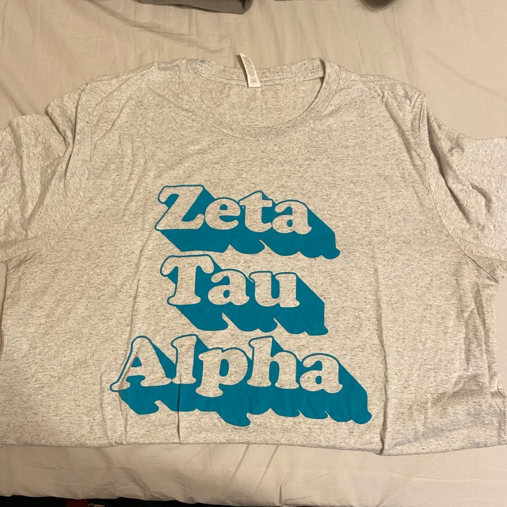 Zeta Tau Alpha tri-blend shirt